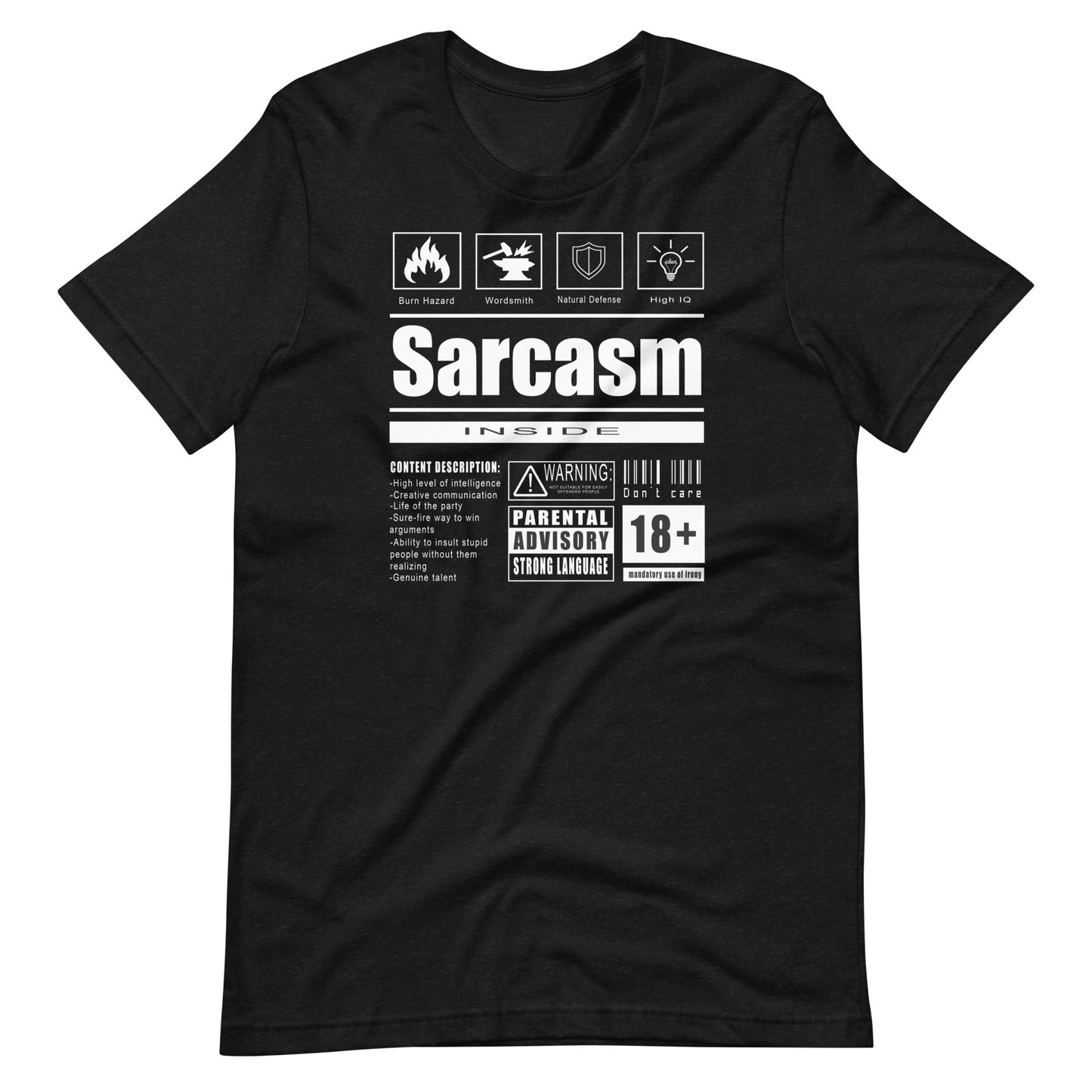 SARCASM INSIDE Unisex t-shirt