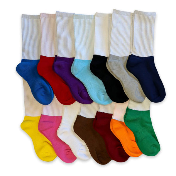 Custom sublimation socks in multiple colors