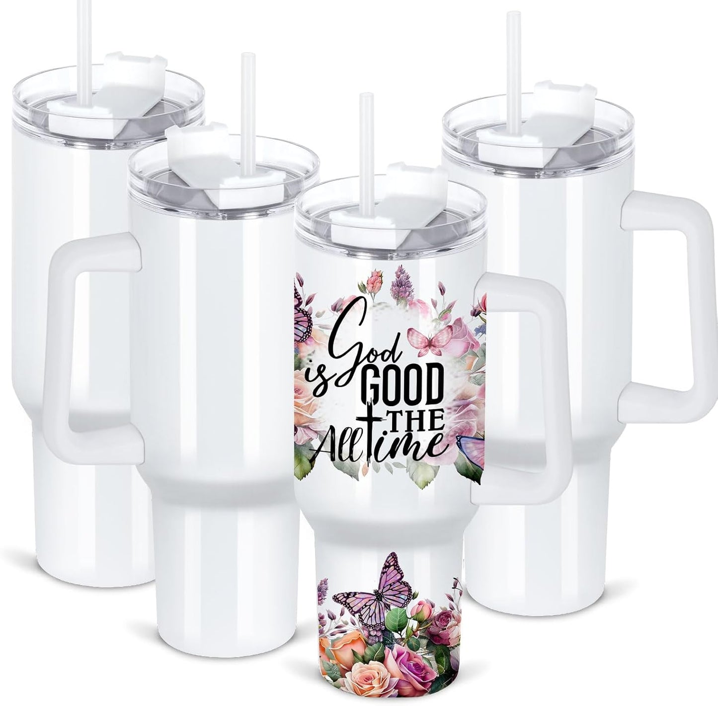 Custom 40oz Handle Tumbler — Sublimation