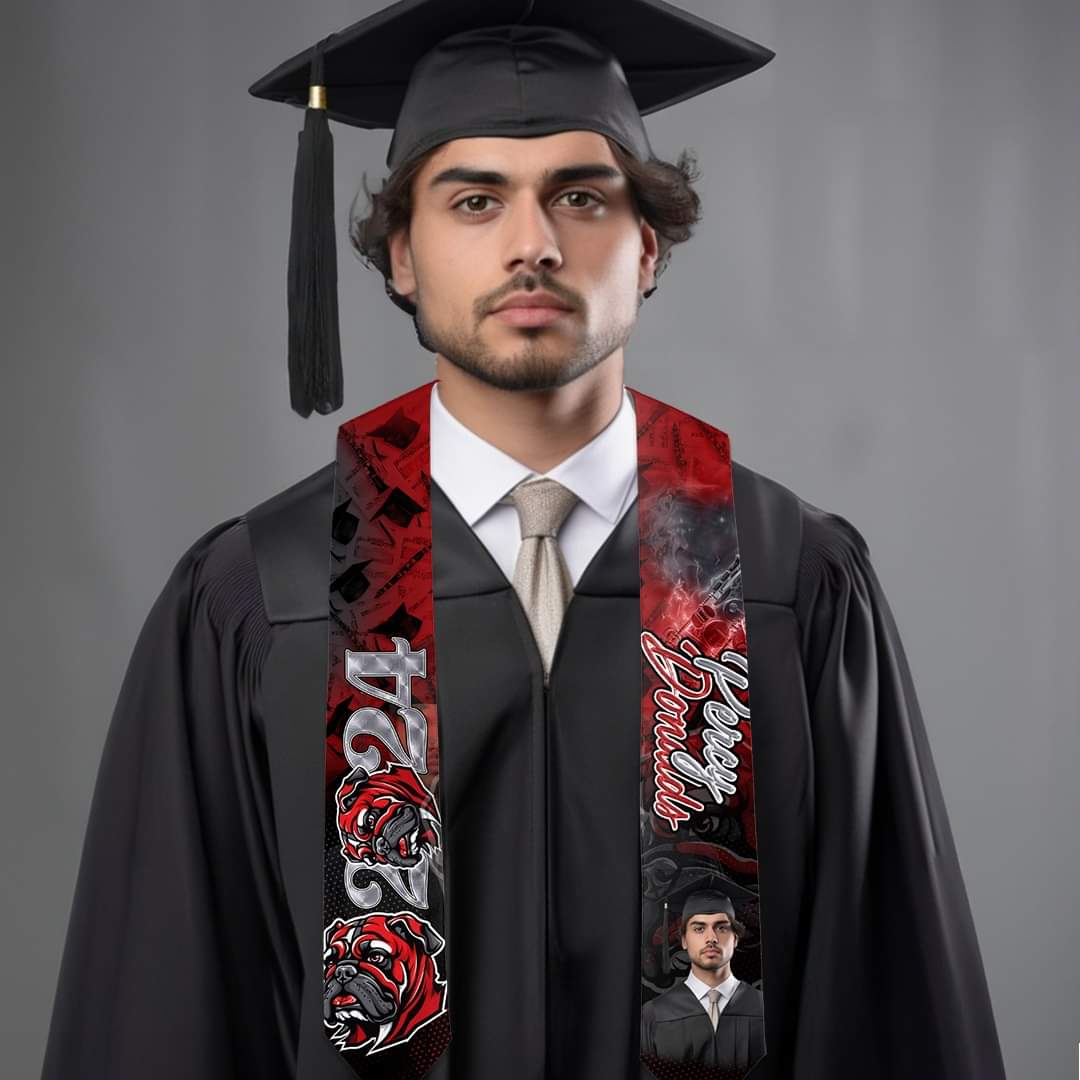Custom Graduation Stole — Sublimation