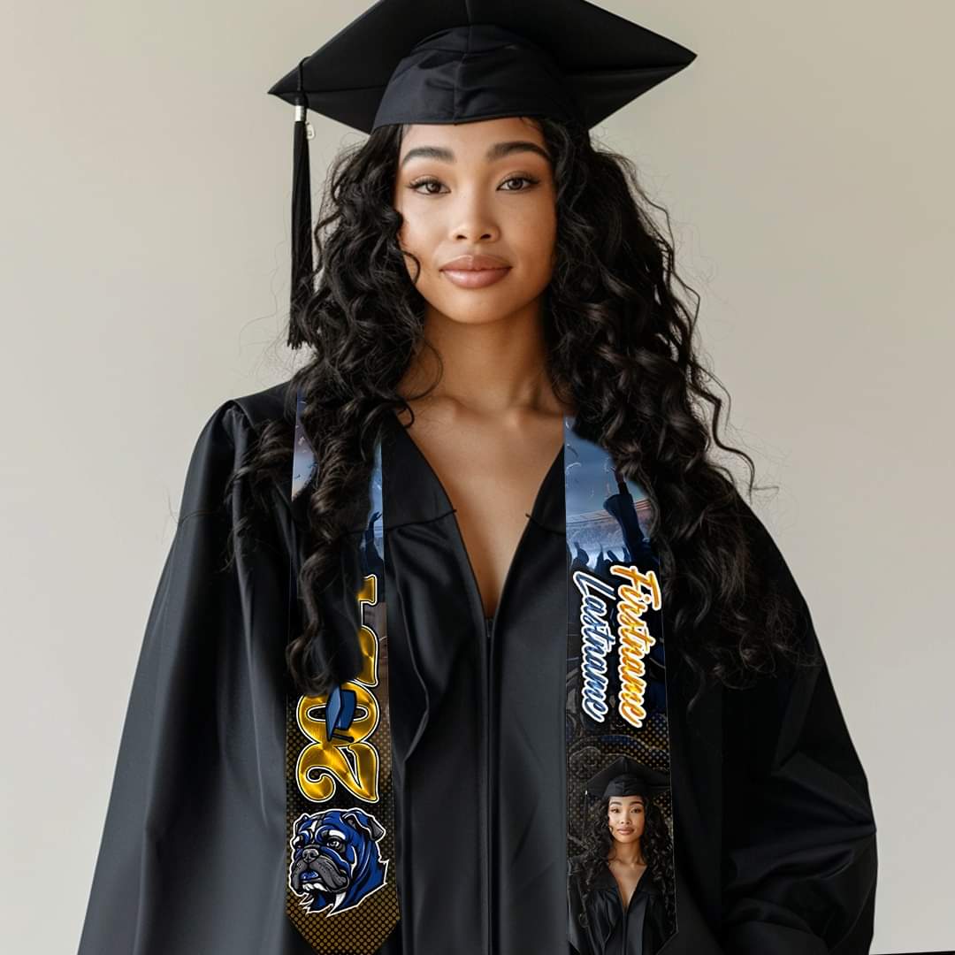 Custom Graduation Stole — Sublimation