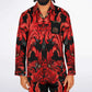 Men's Satin Pajamas - AOP
