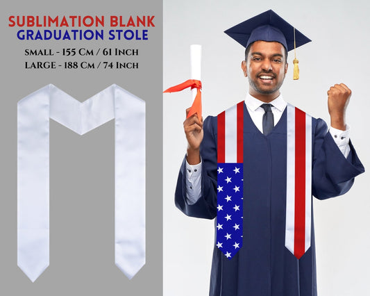 Custom Graduation Stole — Sublimation