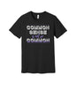 Common Sense Is Not So Common graphic on a black Bella+Canvas 3001 tee