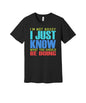 I'm Not Bossy graphic on a black Bella+Canvas 3001 tee