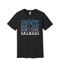 Used to Be Apathetic graphic on a black Bella+Canvas 3001 tee