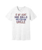 If My Aunt Had Balls graphic on a ash Bella+Canvas 3001 tee