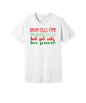 Fat Cells Live Forever graphic on a white Bella+Canvas 3001 tee