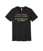Plastic Surgery Humor graphic on a black Bella+Canvas 3001 tee