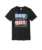 Not My Type I Can Read graphic on a black Bella+Canvas 3001 tee