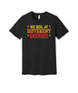 Different Boiling Points graphic on a black Bella+Canvas 3001 tee