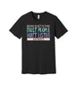 Being Quiet Is Fine graphic on a black Bella+Canvas 3001 tee