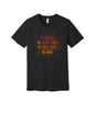 If Lincoln Was Alive Today graphic on a black Bella+Canvas 3001 tee