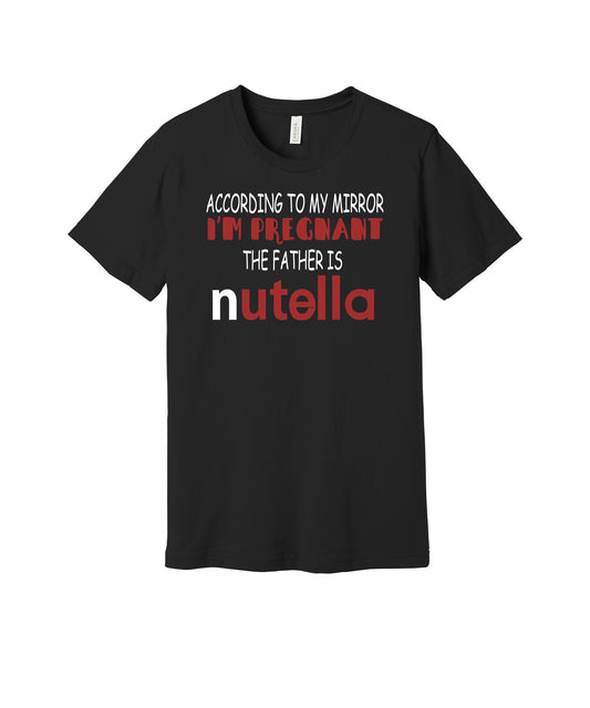 According to My Mirror graphic on a black Bella+Canvas 3001 tee