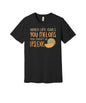 When Life Gives You Melons graphic on a black Bella+Canvas 3001 tee