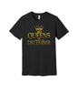 Queens Born in December graphic on a black Bella+Canvas 3001 tee