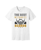 Best Mechanics Have Beards graphic on a white Bella+Canvas 3001 tee