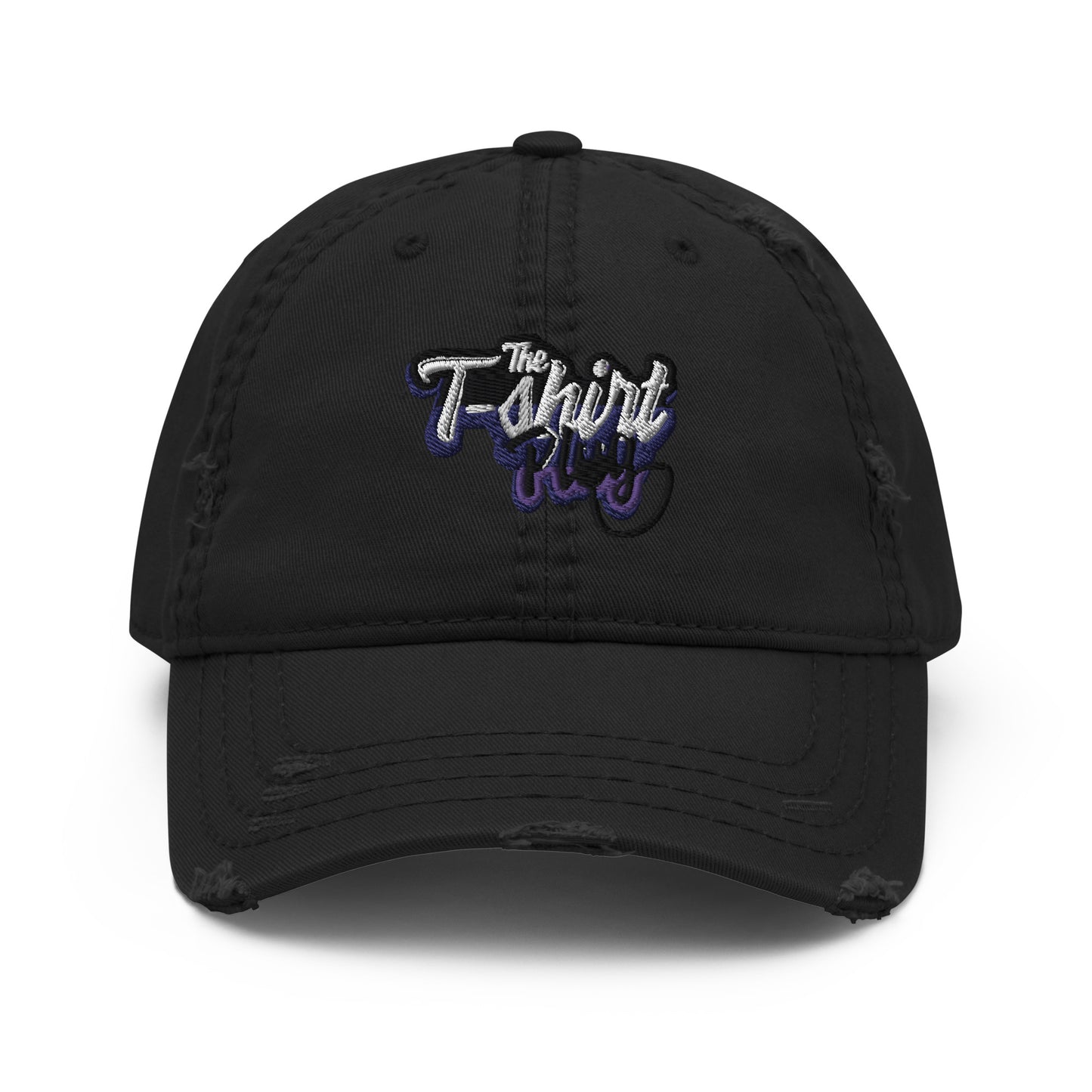 The T-Shirt Plug Distressed Dad Hat