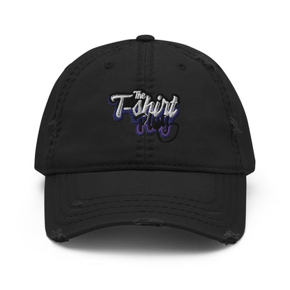 The T-Shirt Plug Distressed Dad Hat