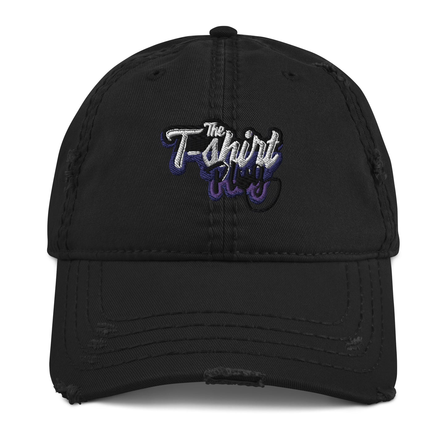 The T-Shirt Plug Distressed Dad Hat