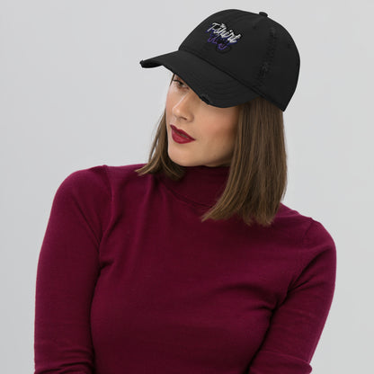 The T-Shirt Plug Distressed Dad Hat