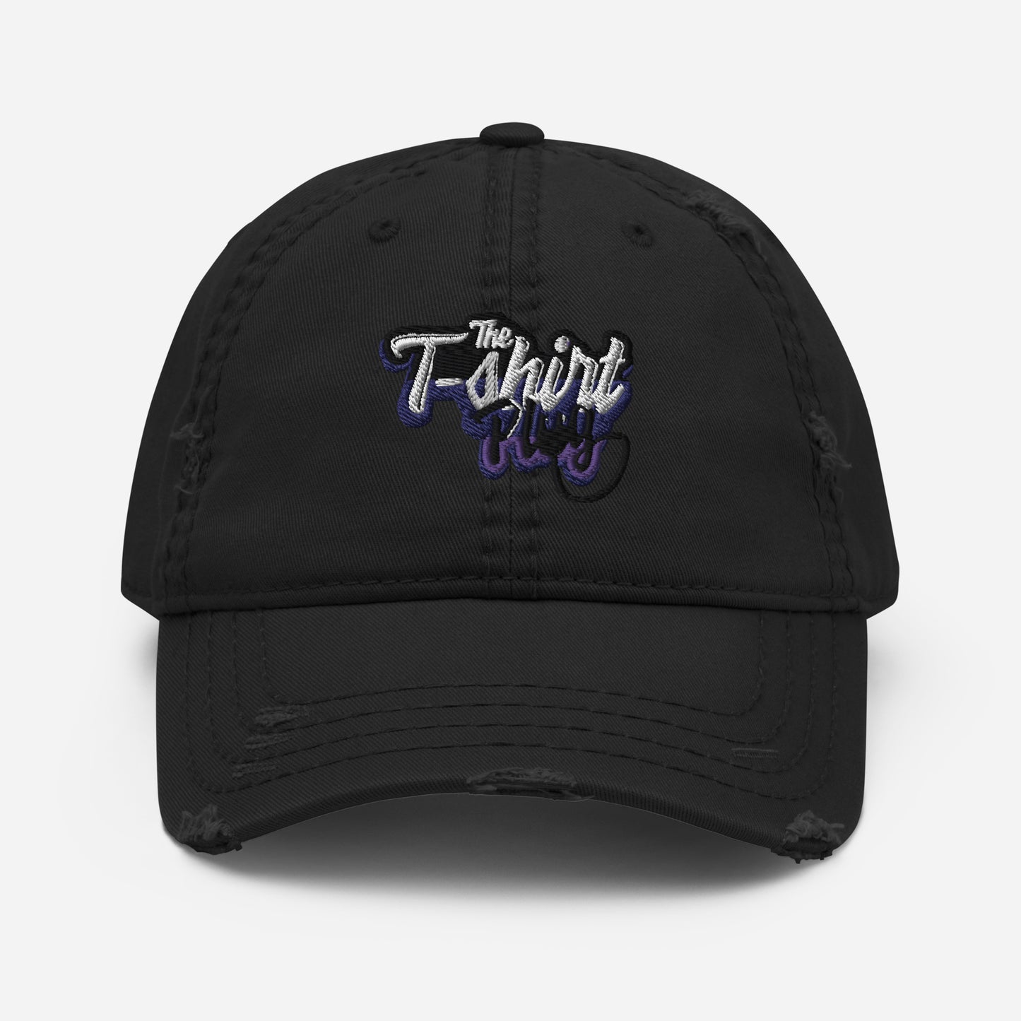 The T-Shirt Plug Distressed Dad Hat