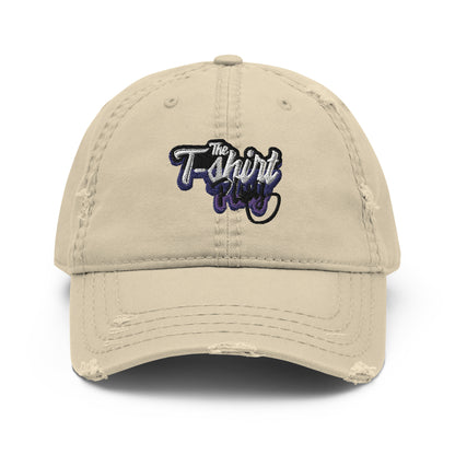 The T-Shirt Plug Distressed Dad Hat