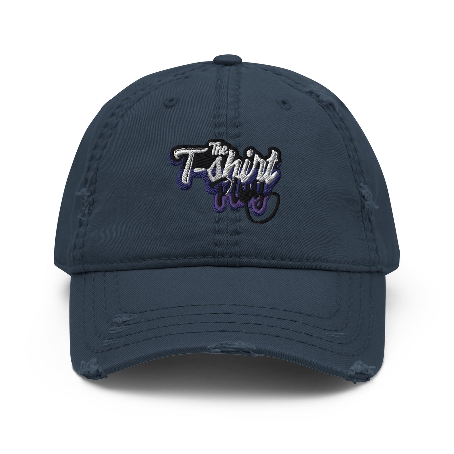 The T-Shirt Plug Distressed Dad Hat
