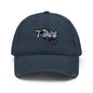 The T-Shirt Plug Distressed Dad Hat
