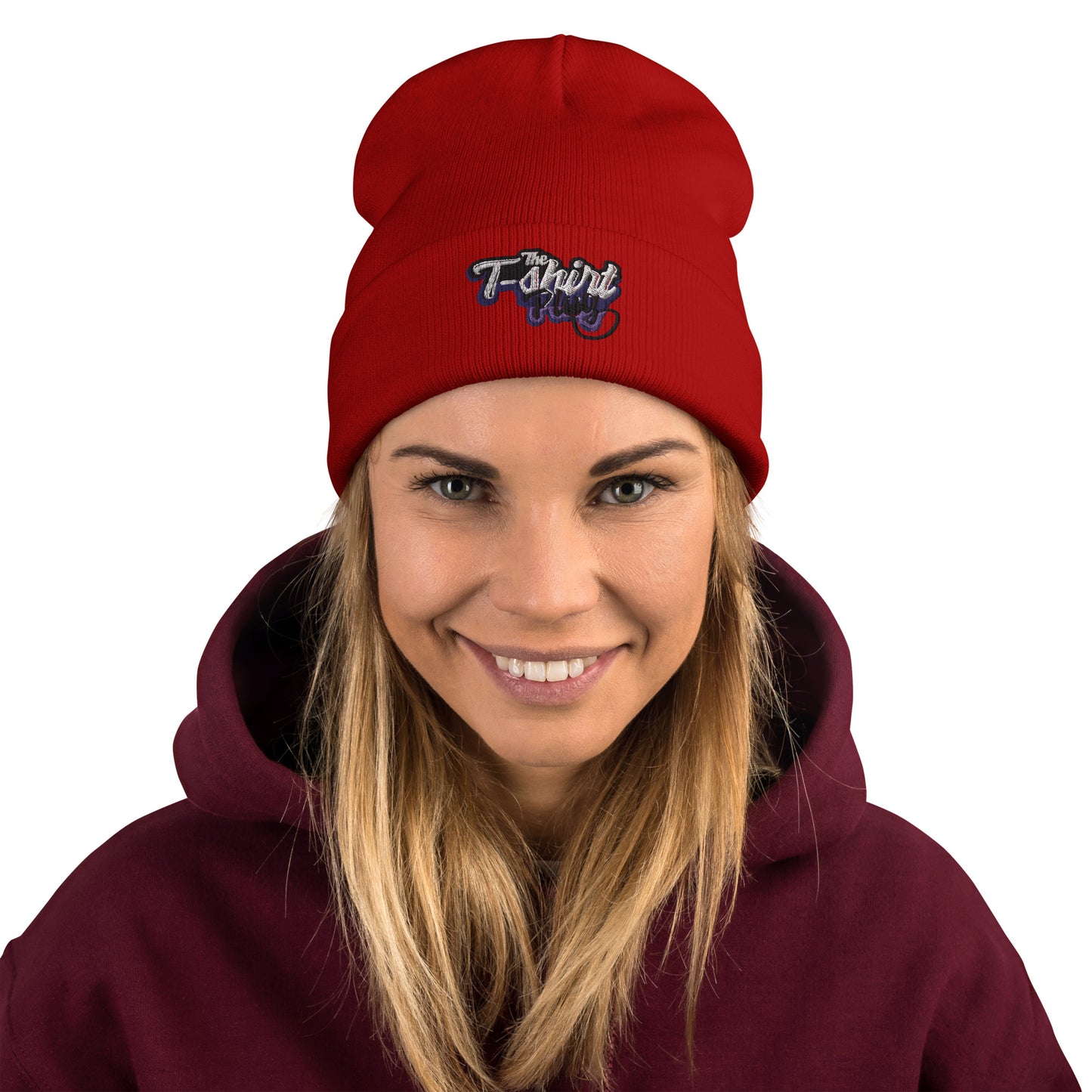 The T-Shirt Plug Embroidered Beanie