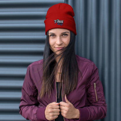 The T-Shirt Plug Embroidered Beanie