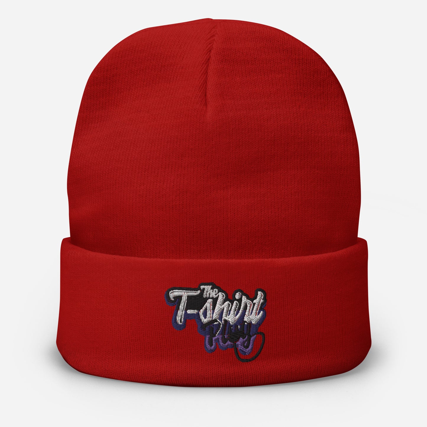 The T-Shirt Plug Embroidered Beanie