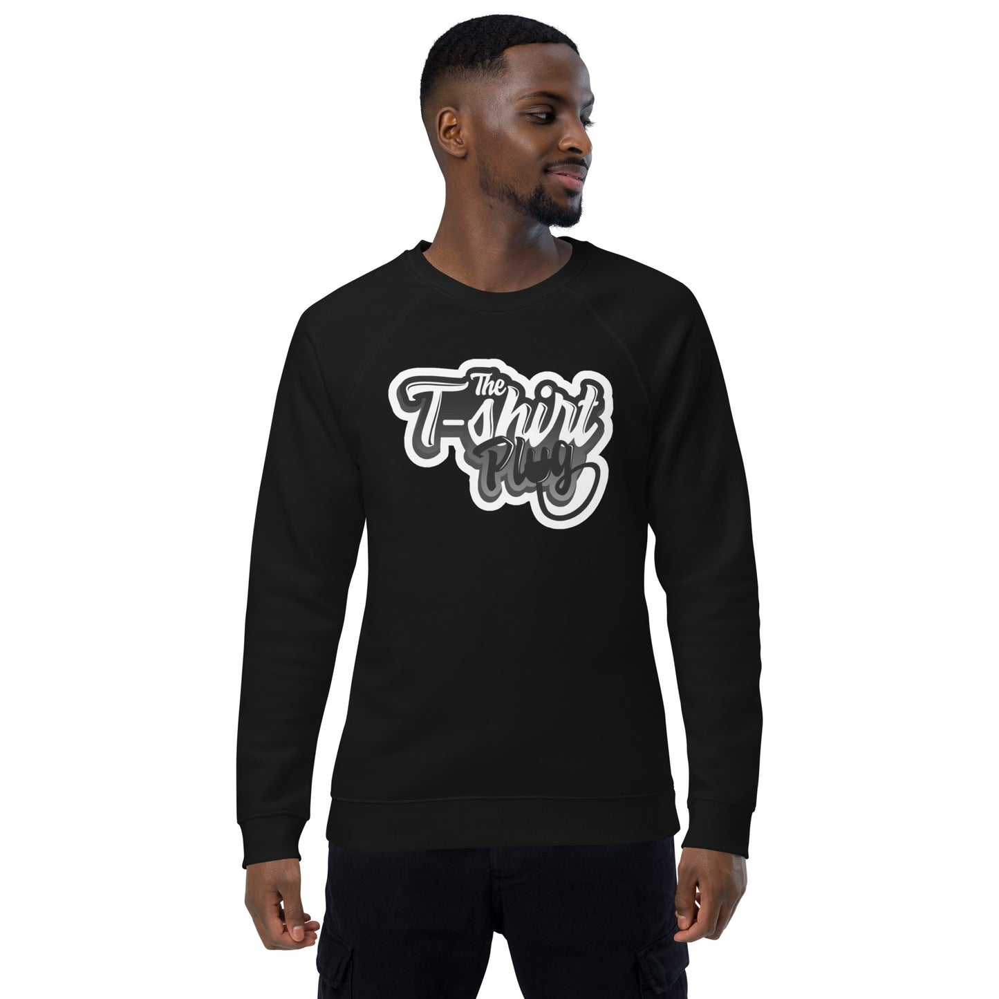 The T-Shirt Plug Unisex organic raglan sweatshirt