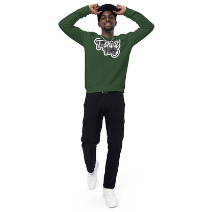 The T-Shirt Plug Unisex organic raglan sweatshirt