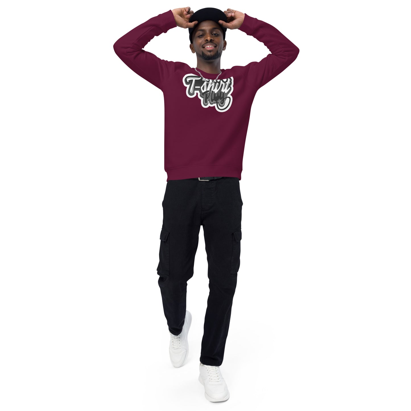 The T-Shirt Plug Unisex organic raglan sweatshirt