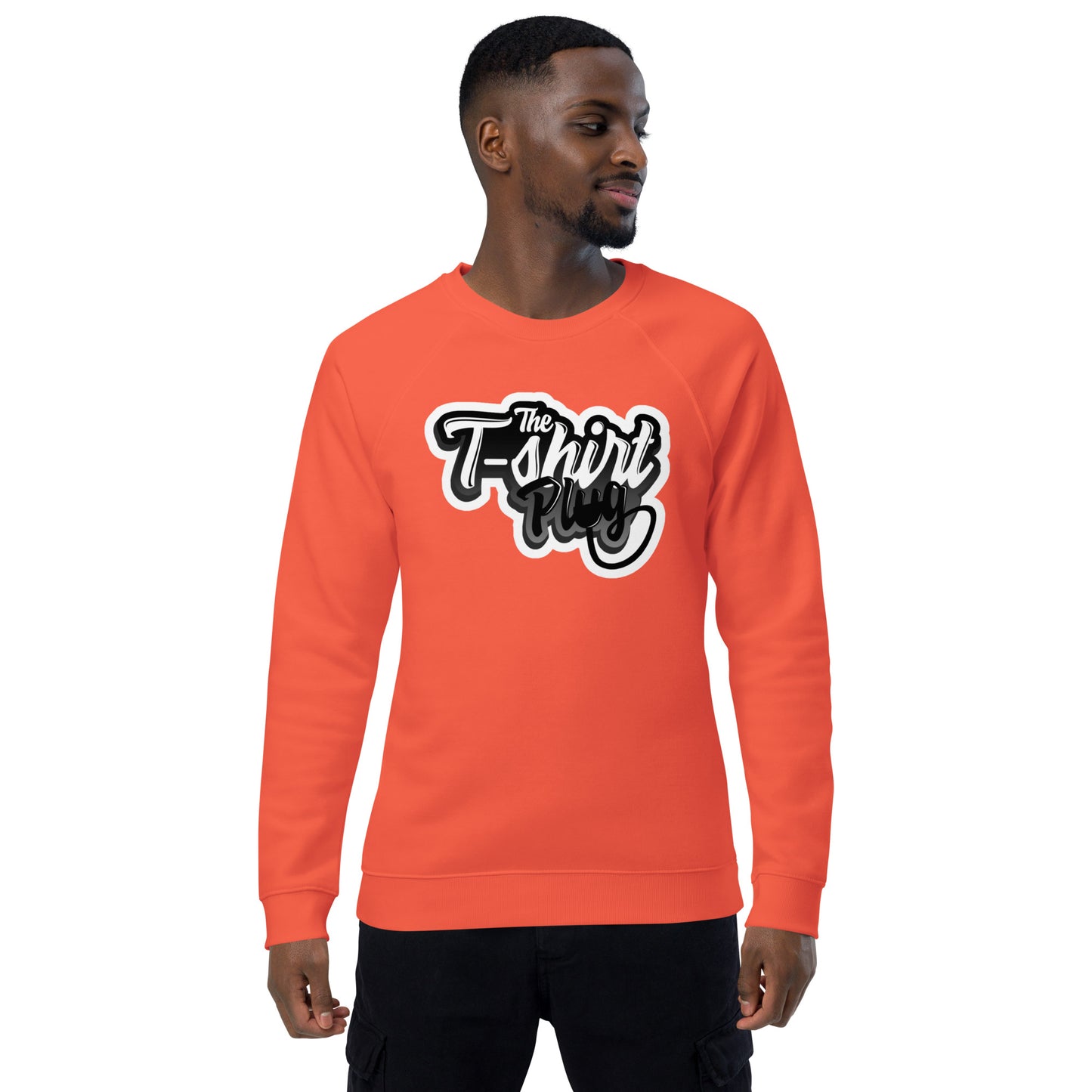 The T-Shirt Plug Unisex organic raglan sweatshirt
