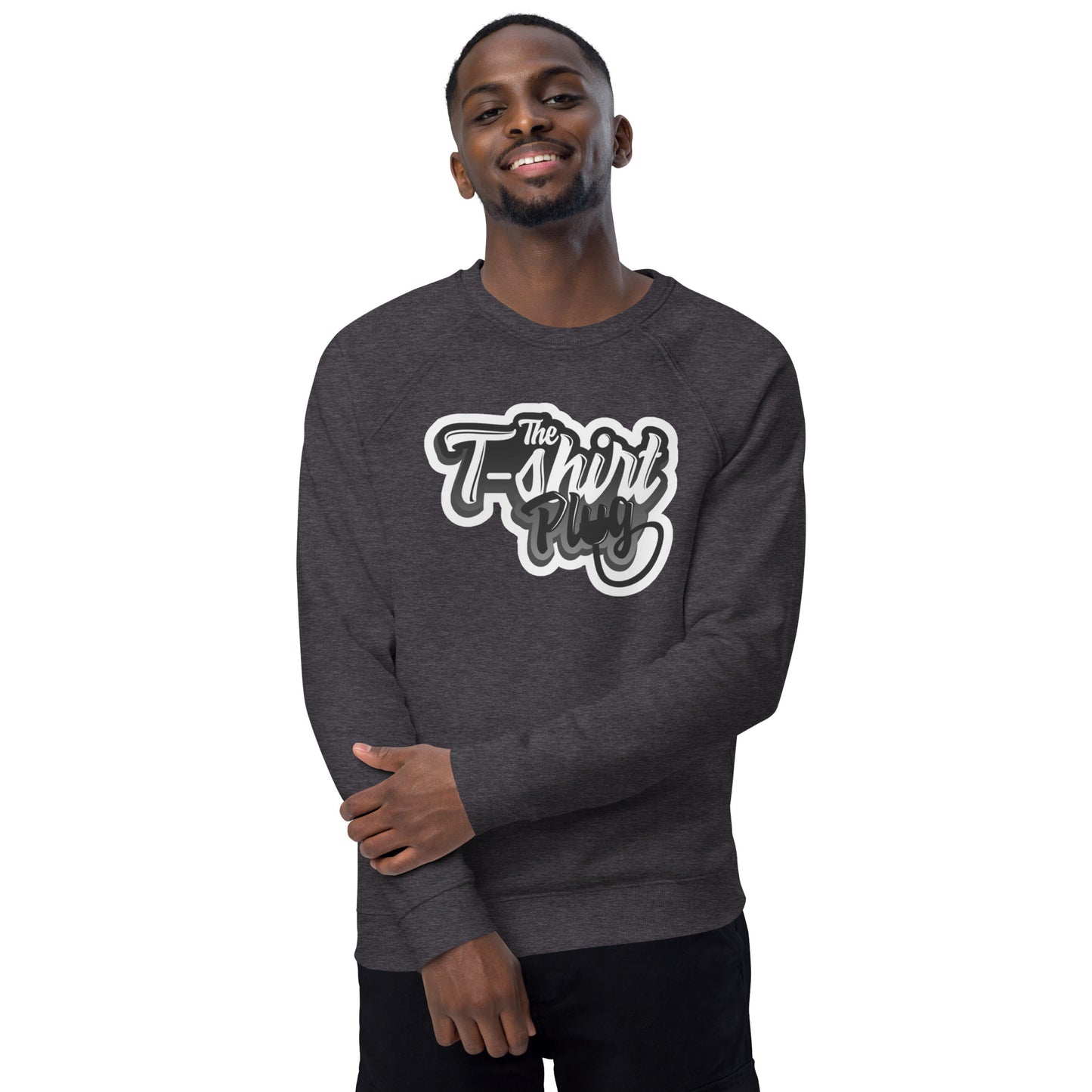 The T-Shirt Plug Unisex organic raglan sweatshirt