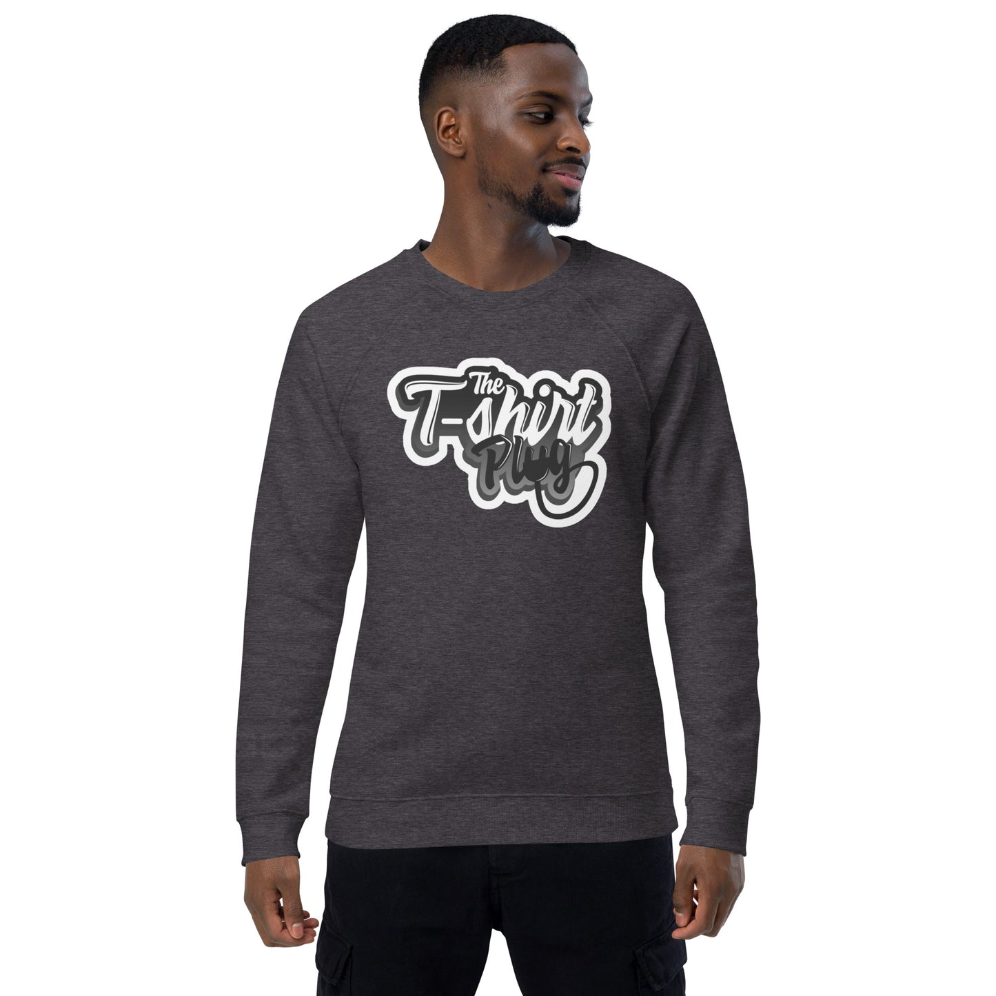 The T-Shirt Plug Unisex organic raglan sweatshirt