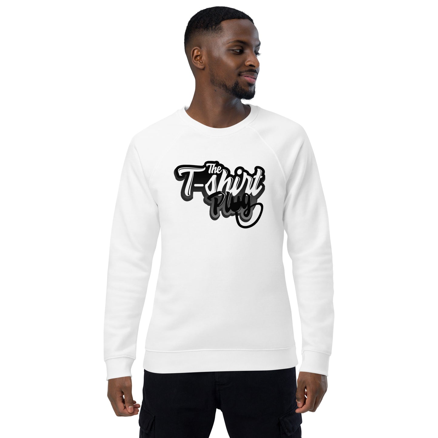 The T-Shirt Plug Unisex organic raglan sweatshirt