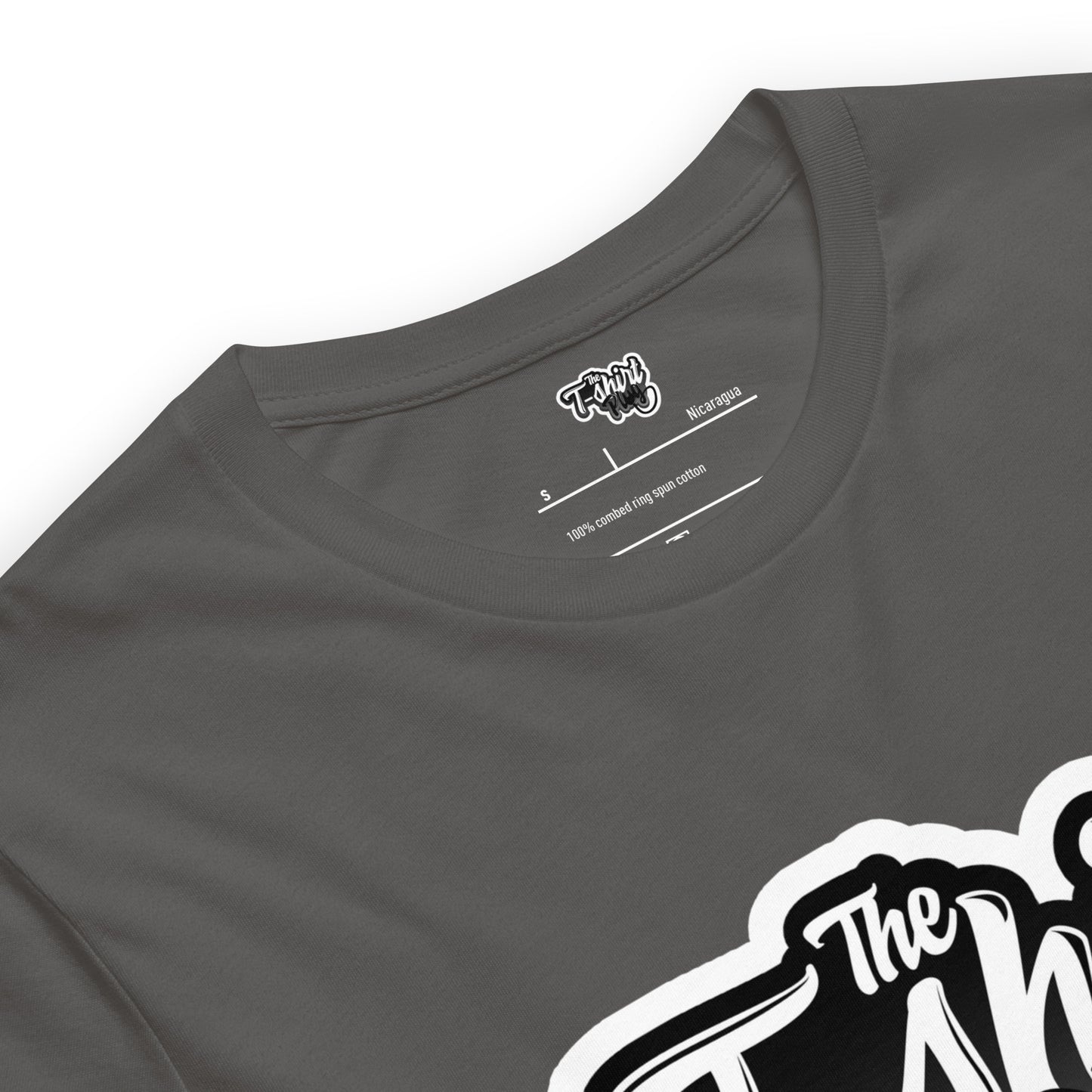 The T-Shirt Plug Custom Unisex T-Shirt (Black Heather)