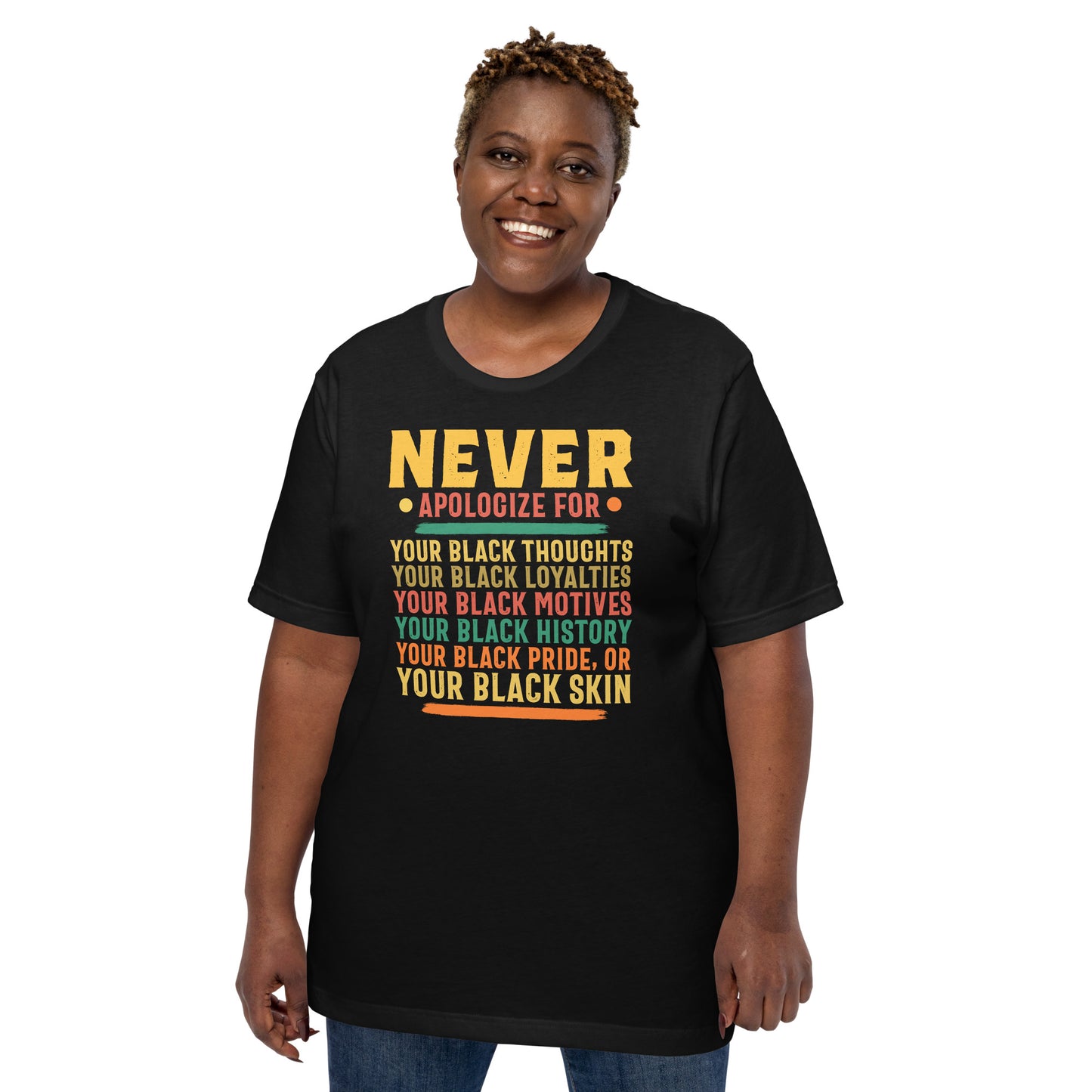 Never Apologize