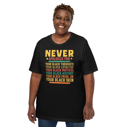 Never Apologize