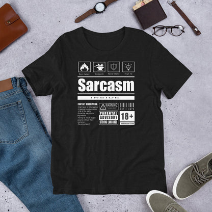 SARCASM  INSIDE Unisex t-shirt