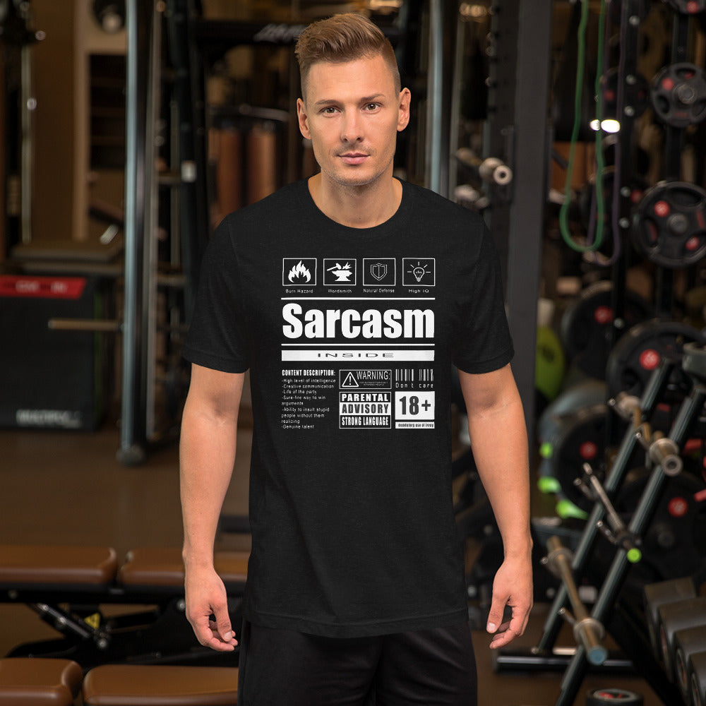SARCASM  INSIDE Unisex t-shirt