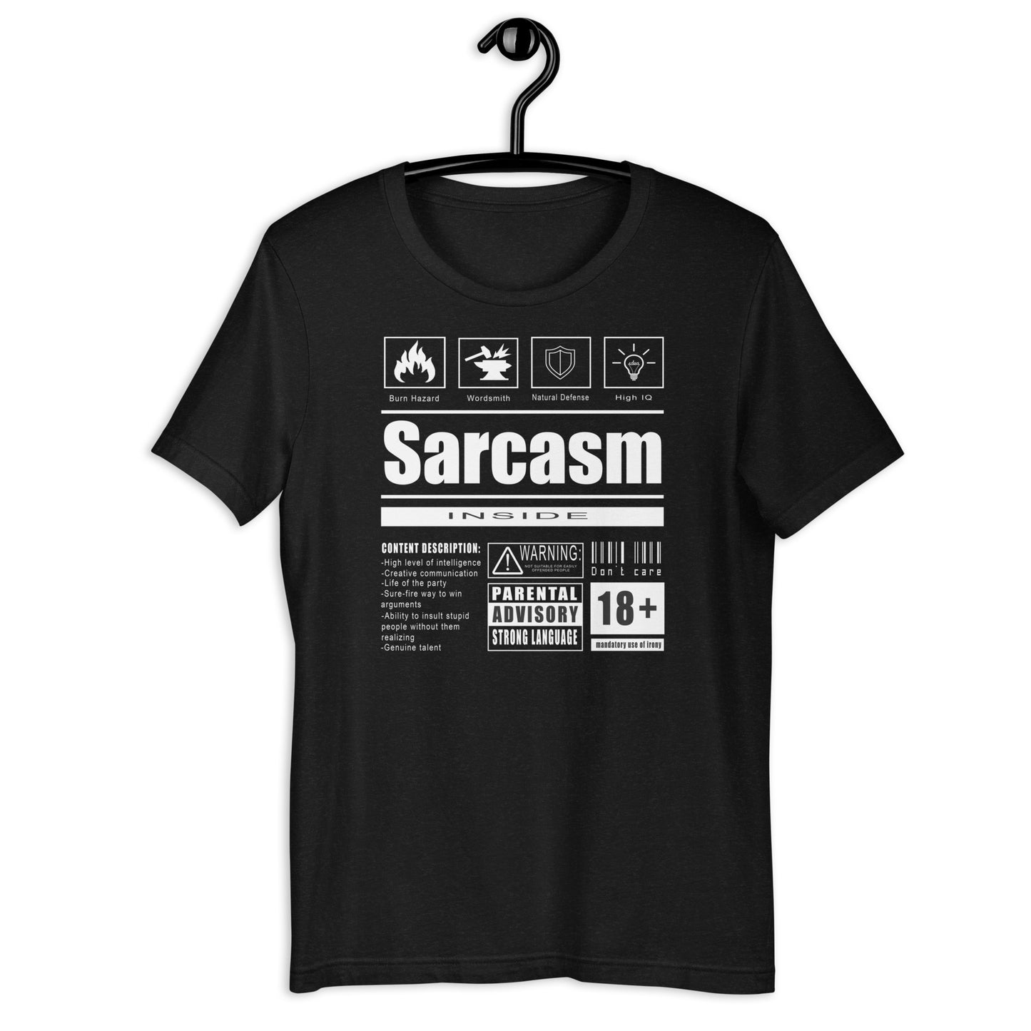 SARCASM  INSIDE Unisex t-shirt
