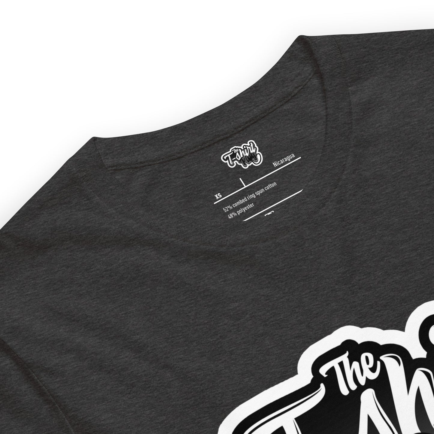 The T-Shirt Plug Custom Unisex T-Shirt (Black Heather)