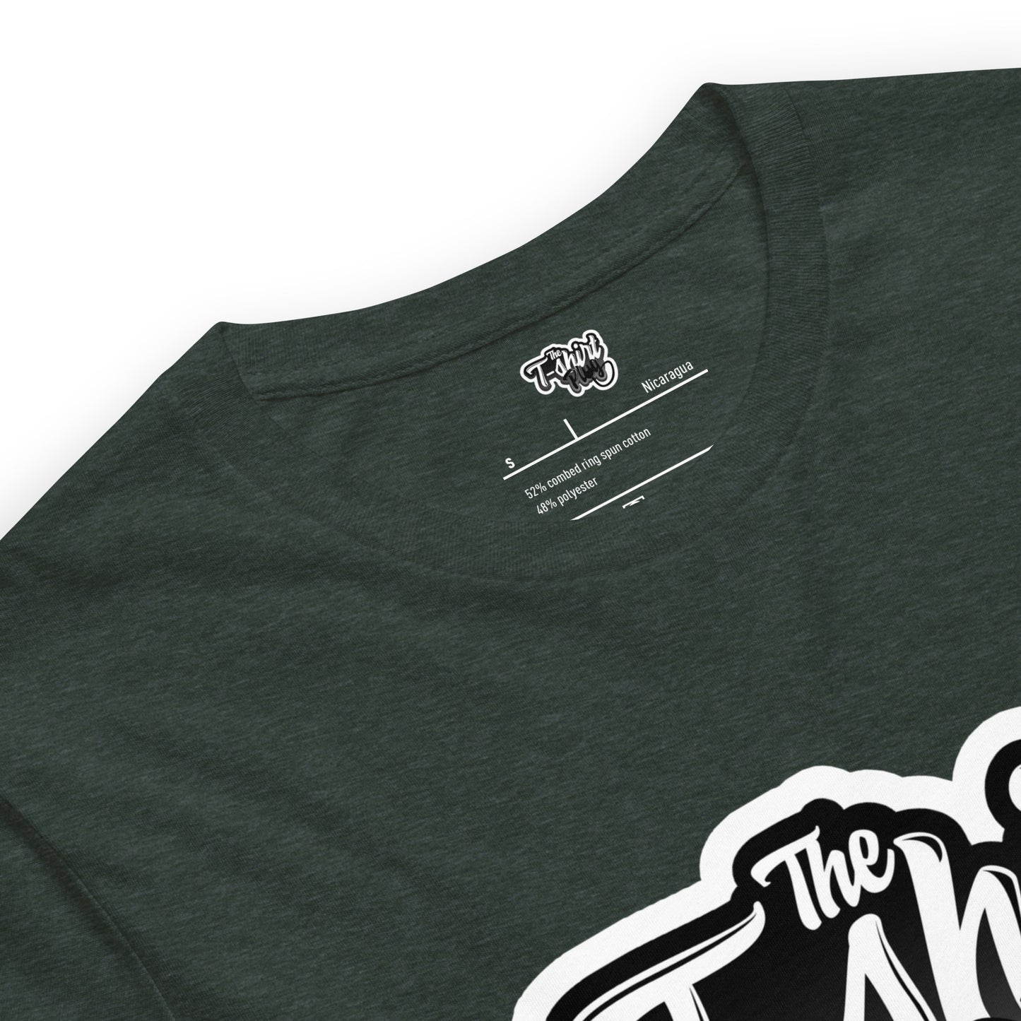 The T-Shirt Plug Custom Unisex T-Shirt (Black Heather)