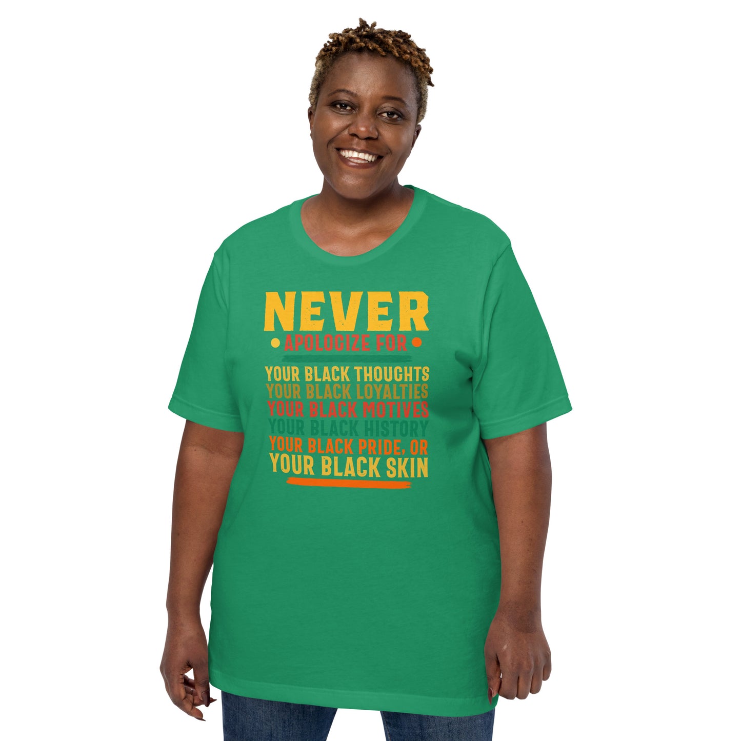 Never Apologize