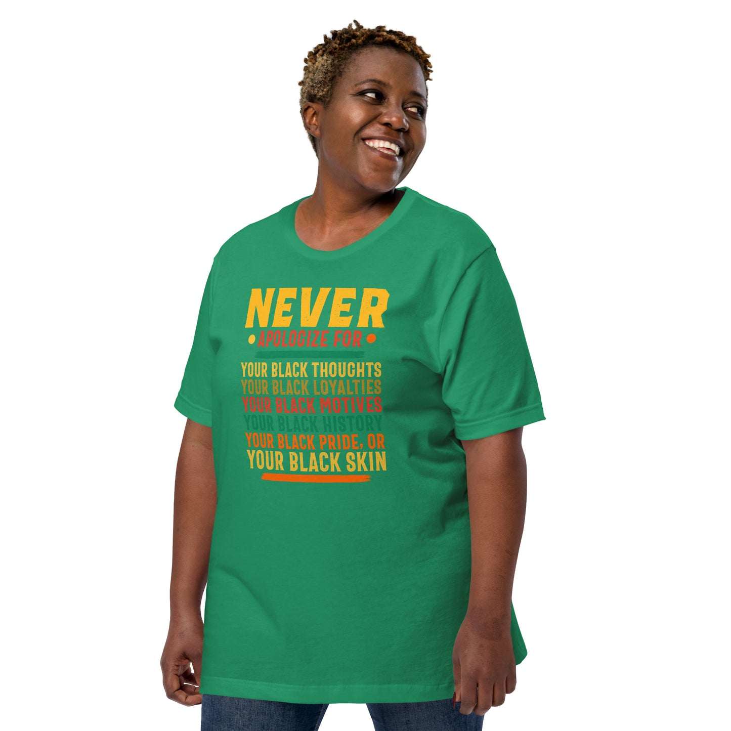 Never Apologize