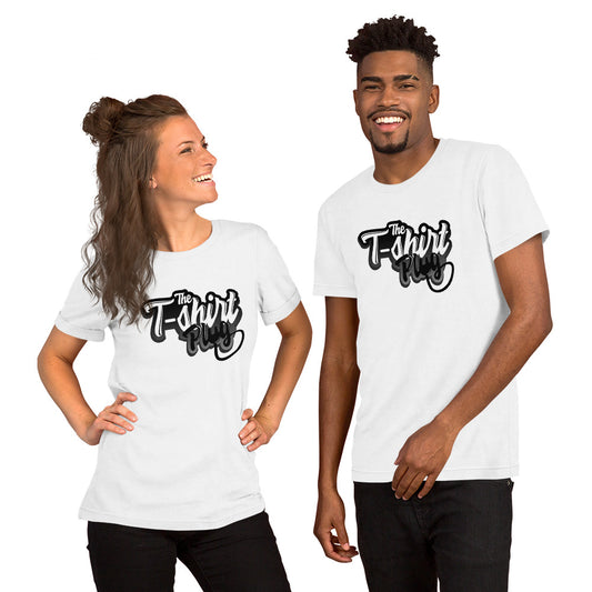 The T-Shirt Plug Custom Unisex T-Shirt (White)
